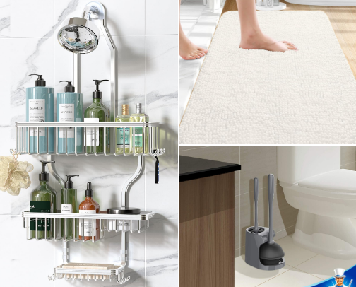 Bathroom Essentials & Everyday Finds cover photo collage