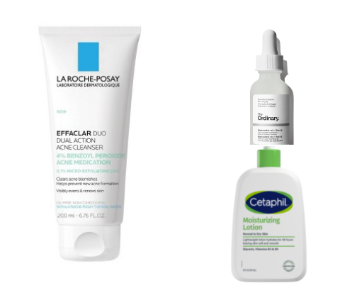 skincare necessities by a sensitive skin girly cover photo collage