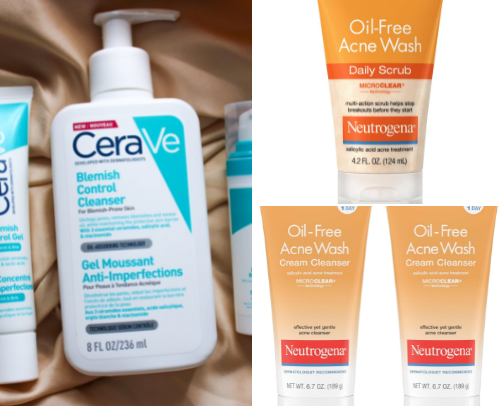 Affordable skin care routine cover photo collage