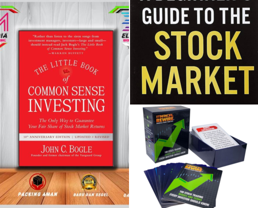 Investing Books That Explained Stocks Without Making Me Feel Dumb cover photo collage