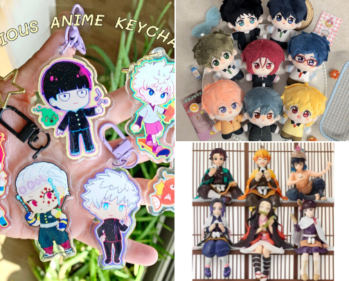 gift ideas for anime lovers 🍡🌸 cover photo collage