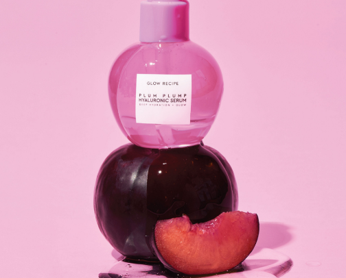 Plump plump hyaluronic serum cover photo collage