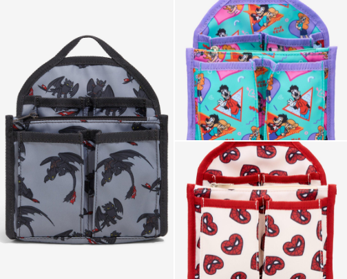 mini bags and their organizers cover photo collage