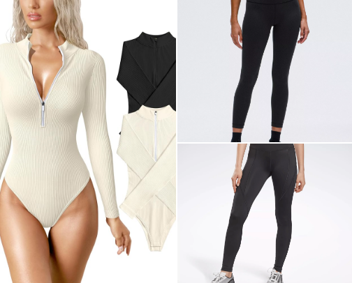 Hot trends and outfits cover photo collage