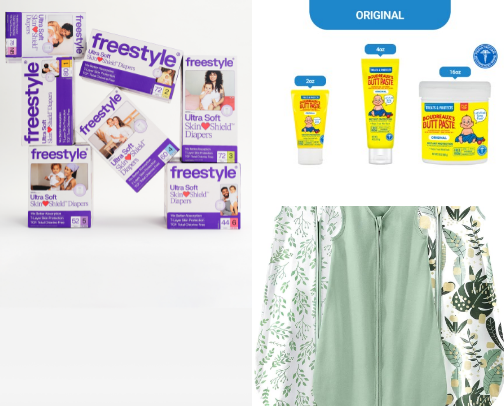 baby must haves cover photo collage
