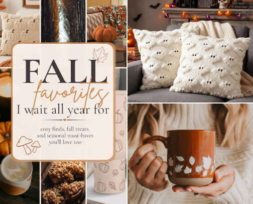 🍂 Fall Favorites I Wait All Year For🍂 cover photo collage