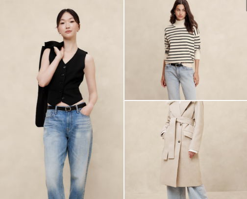 Banana Republic cover photo collage