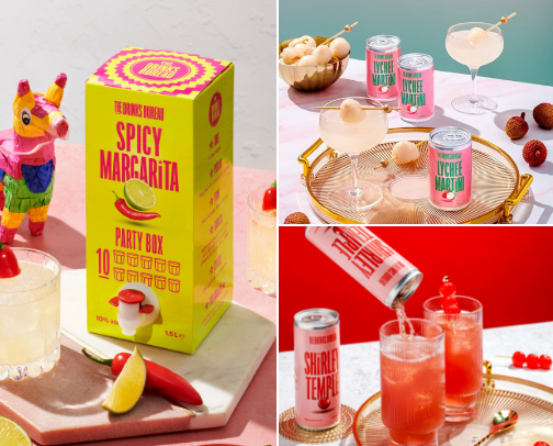 The Ultimate Pre-Mixed Cocktails cover photo collage