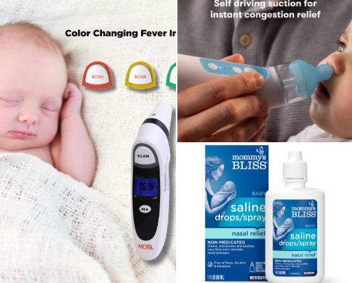 Newborn Medical Essentials Must-Haves & To Keep Your Baby Healthy and Safe. cover photo collage