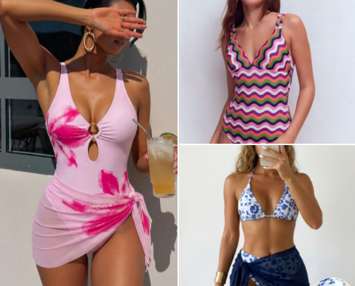 Comfy swim wears cover photo collage