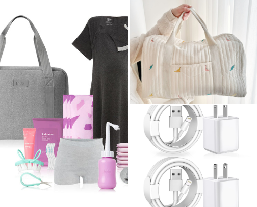 Hospital Bag Survival Kit cover photo collage