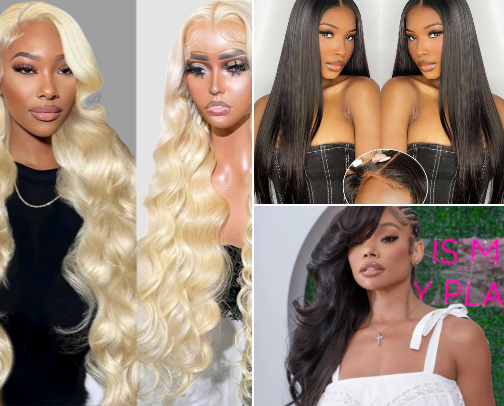 Best quality Affordable Wigs cover photo collage
