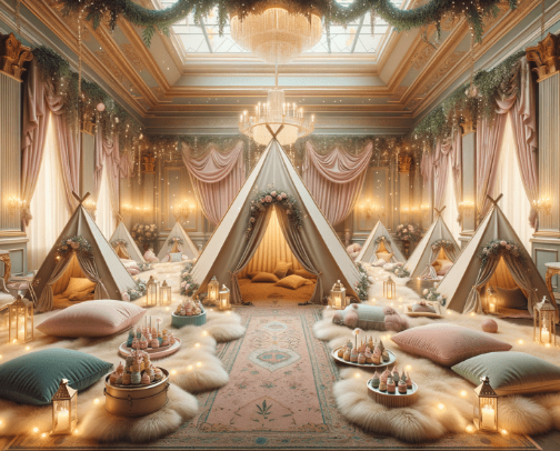 Luxury Kids Sleep Overs Ideas for Girls cover photo collage