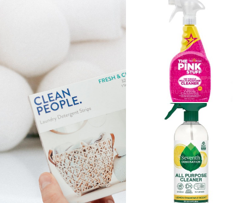 Cleaning Products cover photo collage