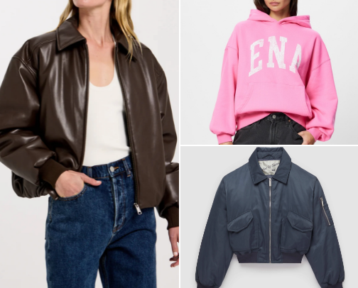Outerwear cover photo collage