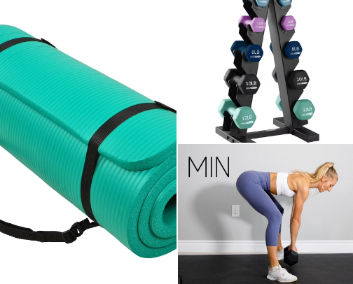 Home Workout Equipment 🏃🏽‍♀️🏋🏽‍♀️🧘🏽‍♀️ cover photo collage