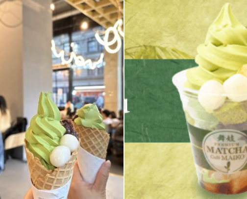 Matcha lovers cover photo collage