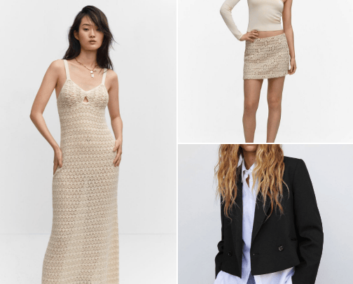 Clothing cover photo collage