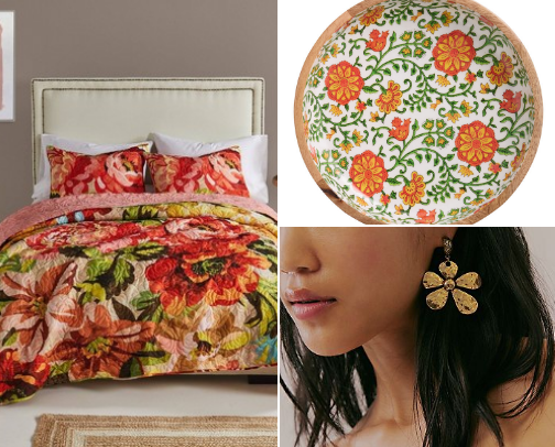 On Trend: Floral in Fashion and Design cover photo collage