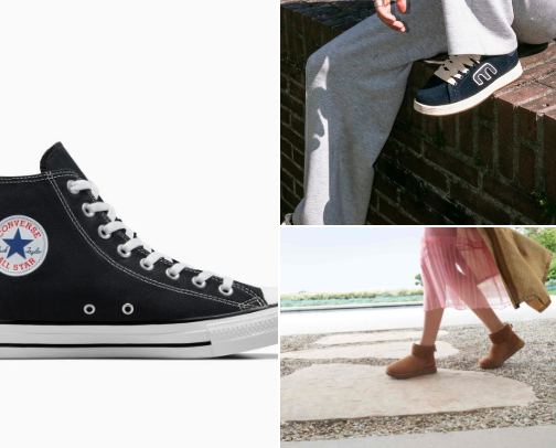 Millennial Shoe Icons of the 2000s cover photo collage