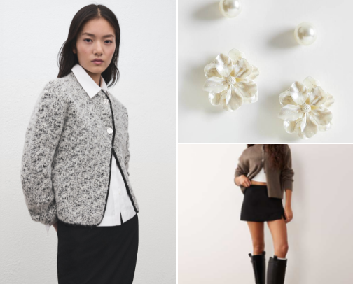 Jennie-coded spring date wardrobe cover photo collage