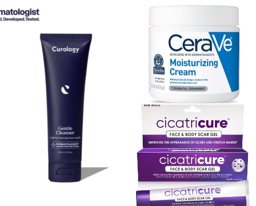 My favorite skin care products cover photo collage