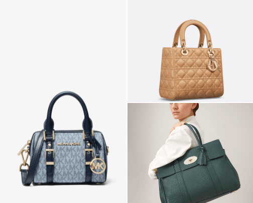 Handbags cover photo collage