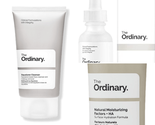 AM and PM Skincare Routine cover photo collage