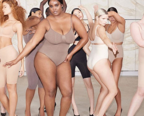 skims bodysuit cover photo collage