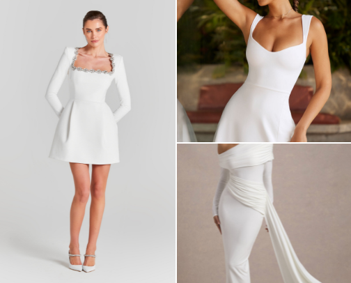 Wedding Dresses & Reception Dresses cover photo collage