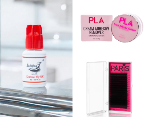 Lash Extension Supplies cover photo collage