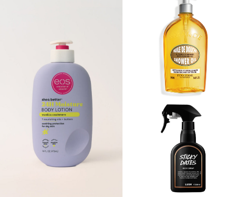 Vanilla Soft Skin, After Shower Routine cover photo collage