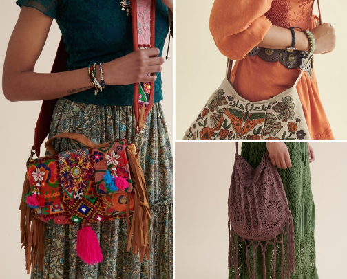 Hippie Bags & Tote Bags cover photo collage