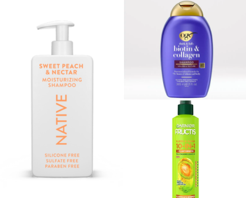 Hair care cover photo collage