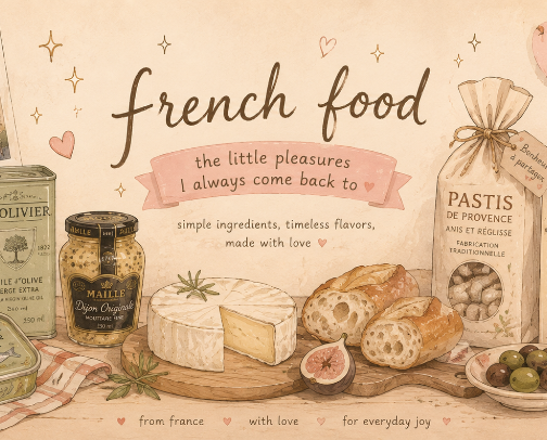 French items that I like cover photo collage