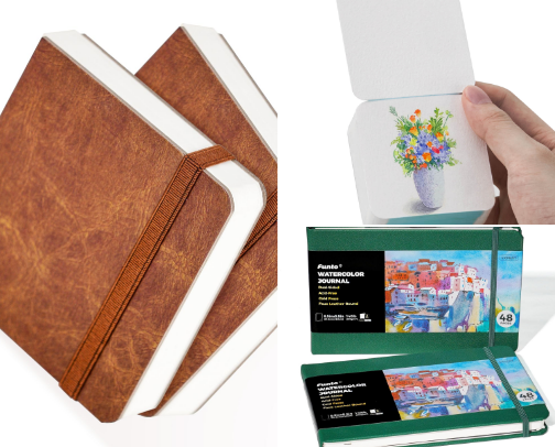 Like To Travel Light? Create Your Own Watercolor Travel Kit To Take With When You're On The Move. cover photo collage