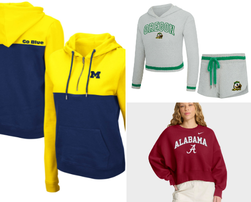 Team Gear for Women cover photo collage