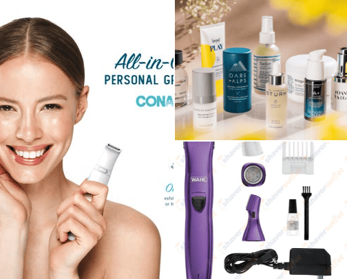 women's Grooming accessories and care cover photo collage