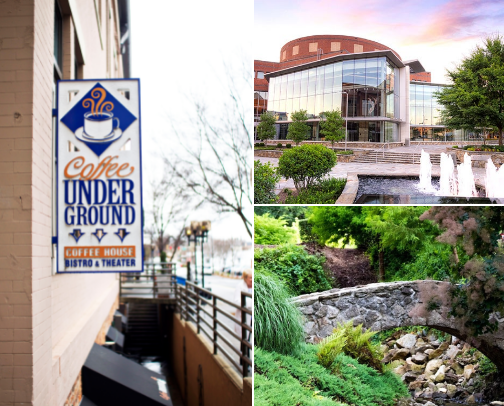 Romanticizing Greenville, SC cover photo collage