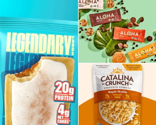 Protein Bars & Sweet Treats, Gym Baddie Top Picks 🧁🧚‍♀️ cover photo collage