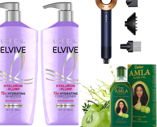 Haircare must-haves cover photo collage