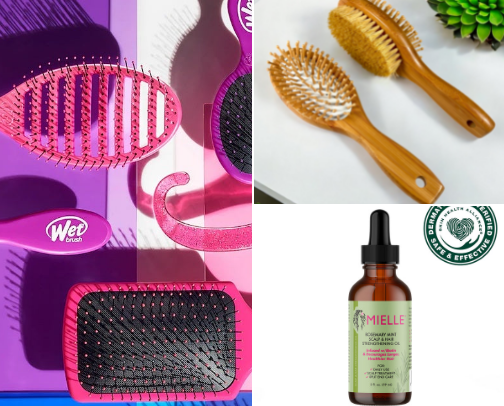 Hair care cover photo collage