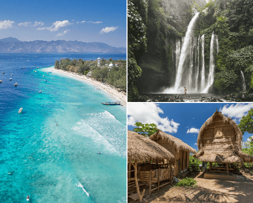 Lombok: A Hidden Paradise with Unforgettable Natural Beauty and Rich Culture cover photo collage