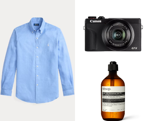 gift ideas / wishlist cover photo collage