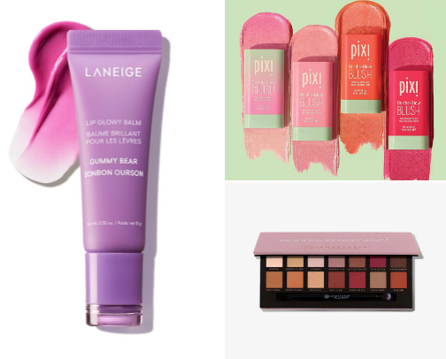 holy glowy makeup favs ✨ cover photo collage