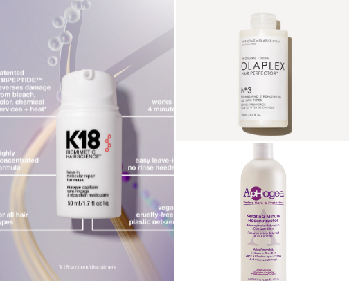 For Bleached, heat damaged, and frizzy hair! cover photo collage