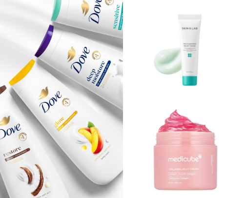 Body care kits for women cover photo collage
