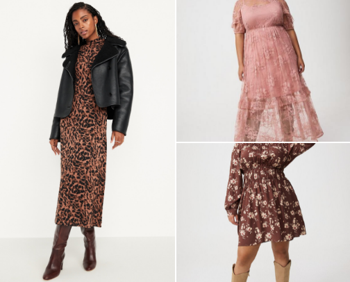 Must have dresses and jumpsuits cover photo collage