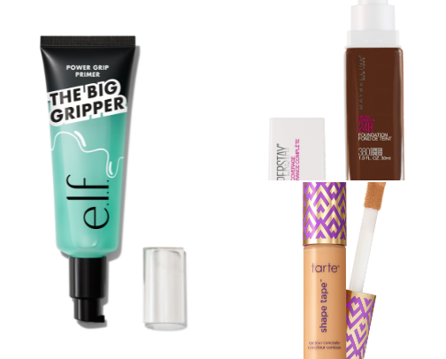 my holy grail makeup routine products 💄 cover photo collage