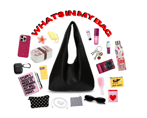 What's in my bag cover photo collage
